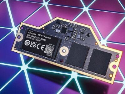    Crucial презентовала скоростную память LPDDR5X-8533 для ноутбуков