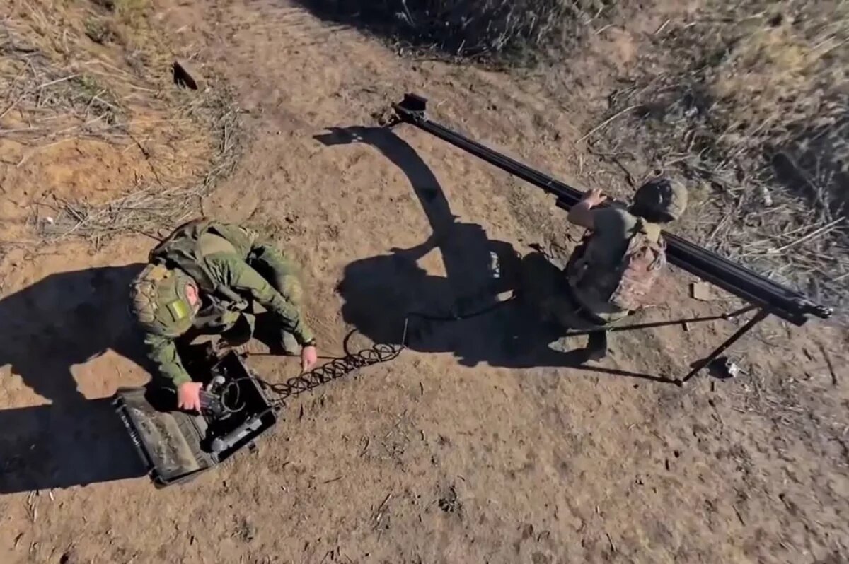    Работа беспилотчиков группировки «Днепр».