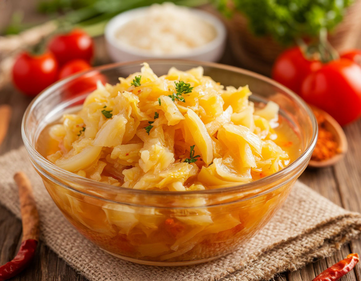    Маринованная кисло-сладкая капуста: аппетитная и хрустящая. Проверенные пропорции ингредиентов