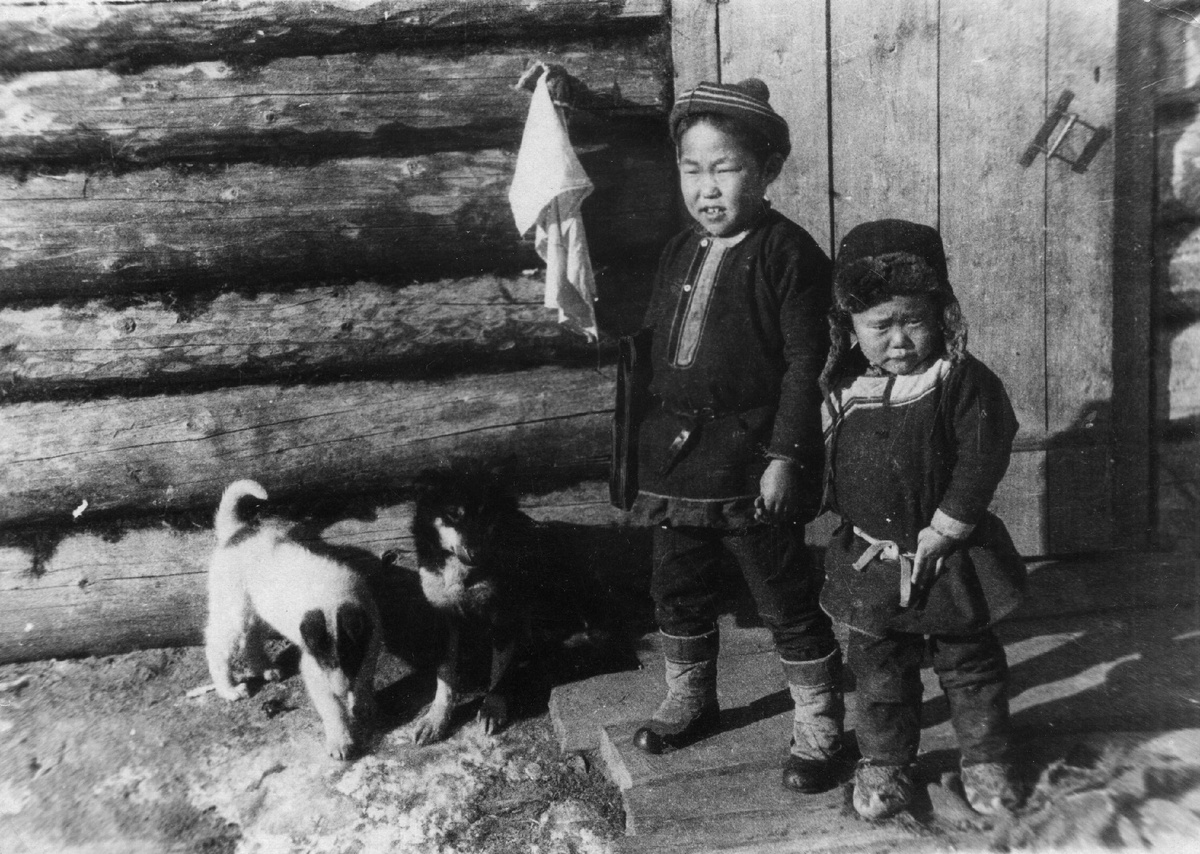 Дети удэгейцы Кимонко