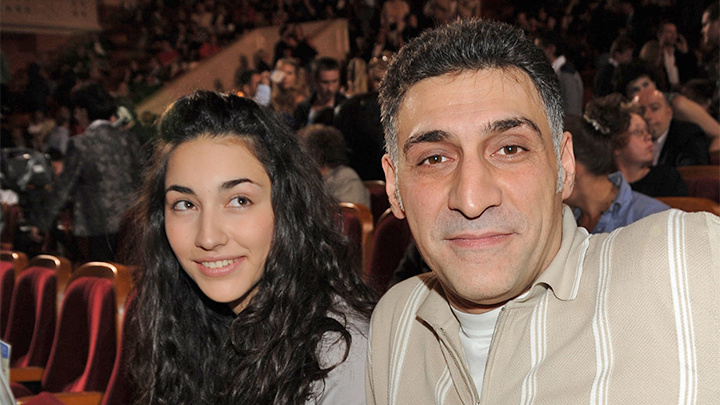    Тигран Кеосаян со старшей дочерью Александрой. Фото: Usoev_Gennady/Global Look Press