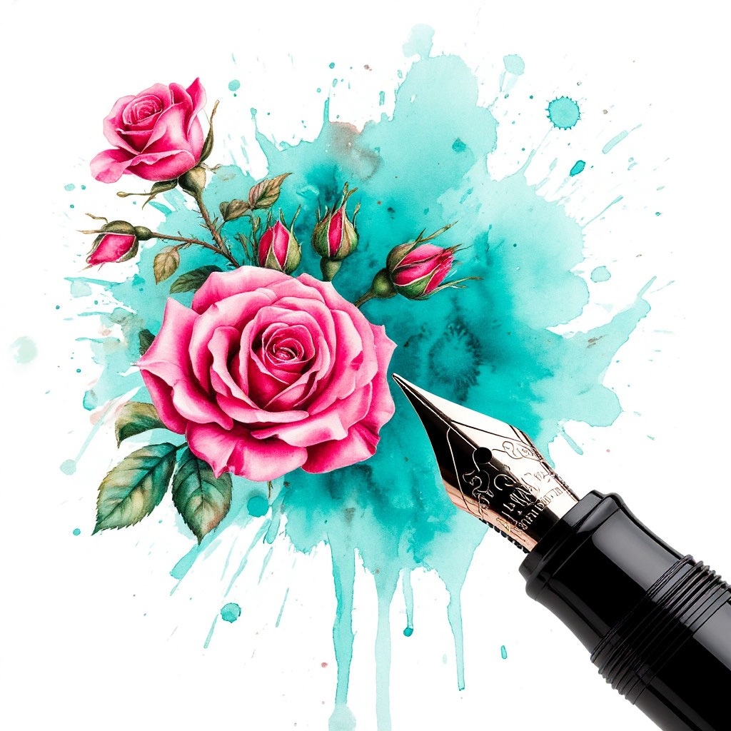 Иллюстрация автора: розарий у дома - моя сбывшаяся мечта