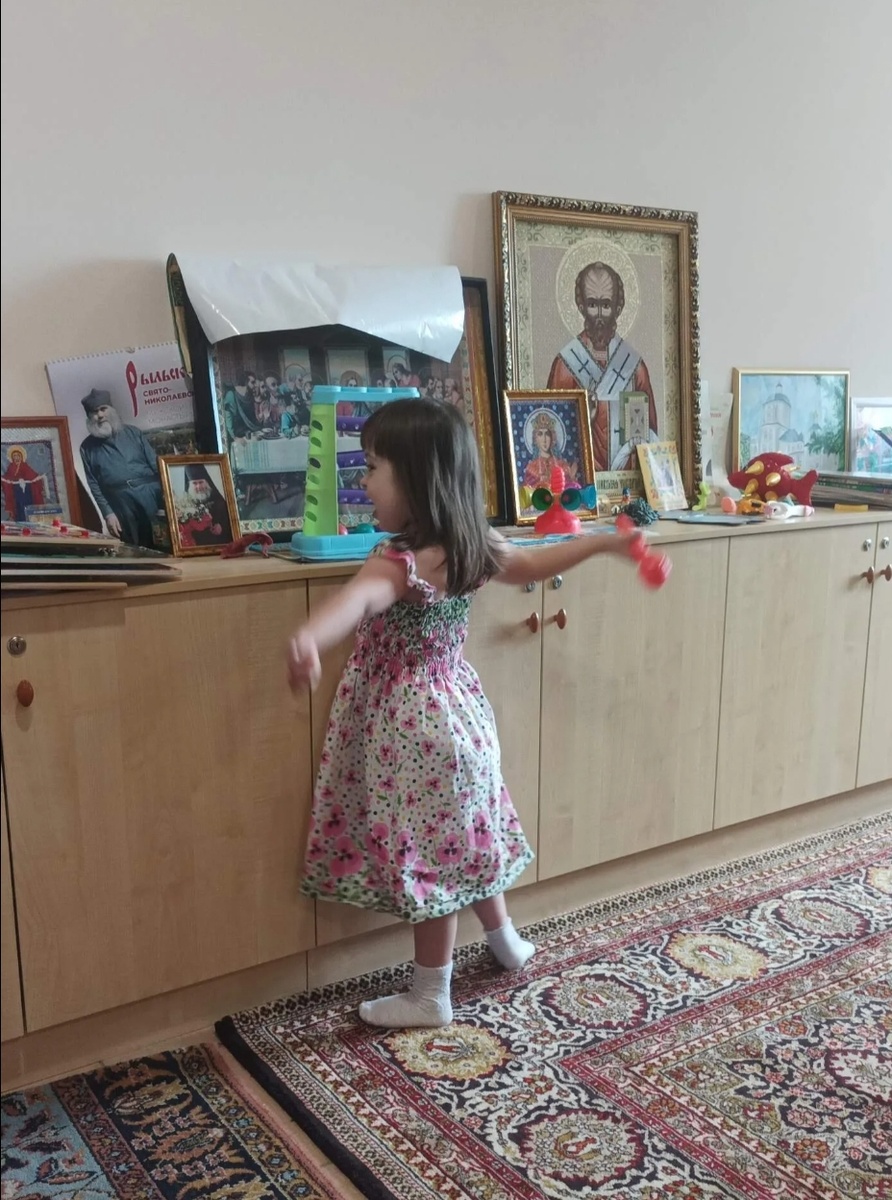 На занятиях при монастыре