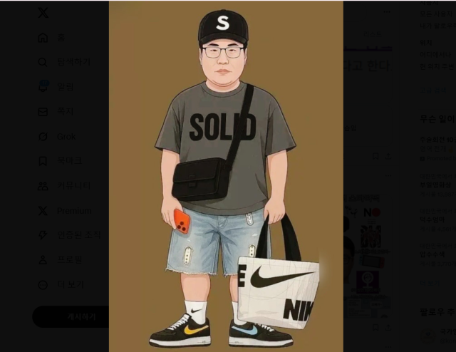 Иллюстрация мужчины лет сорока недавно стала вирусной в интернете, получившая название «образ молодого сорокалетнего» (X)