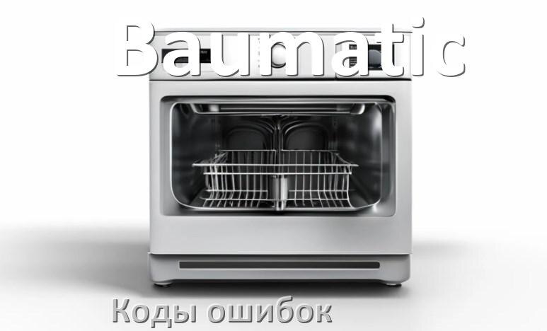 
Ошибки посудомоечной машины Baumatic коды и значения E4, E15, E1, E3, E4, E2
