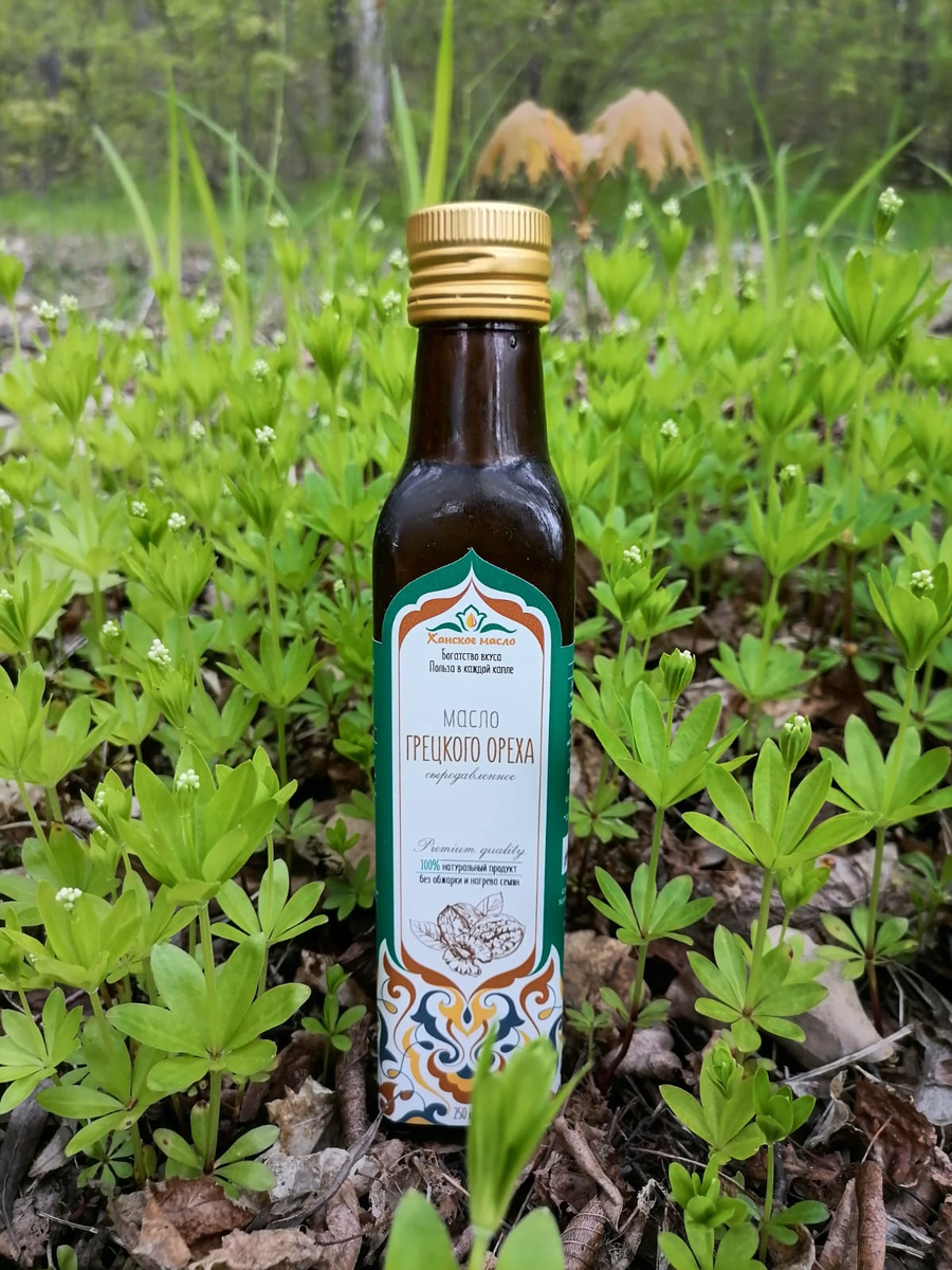 Масло в тёмной бутылке