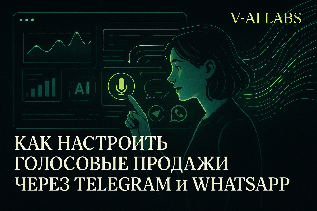    Автоматизация голосовых продаж в Telegram и WhatsApp для бизнеса