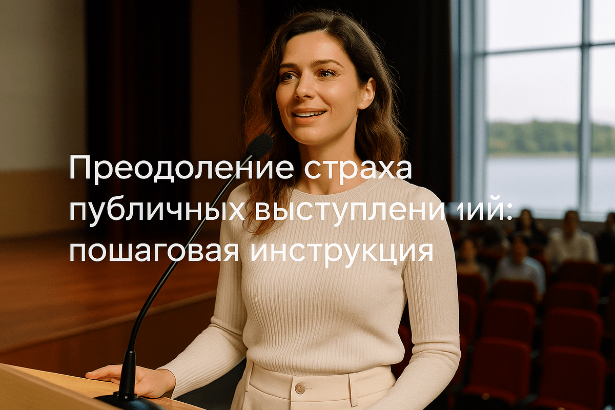 Преодоление страха публичных выступлений по шагам от дрожи в коленях к мастерству на сцене