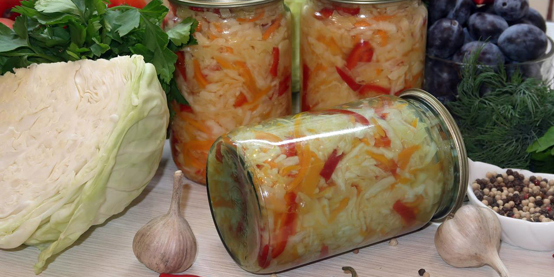 Маринованная капуста Провансаль на зиму