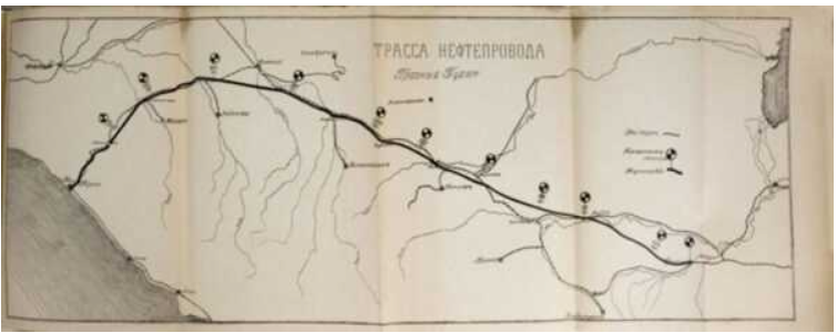 План нефтепровода