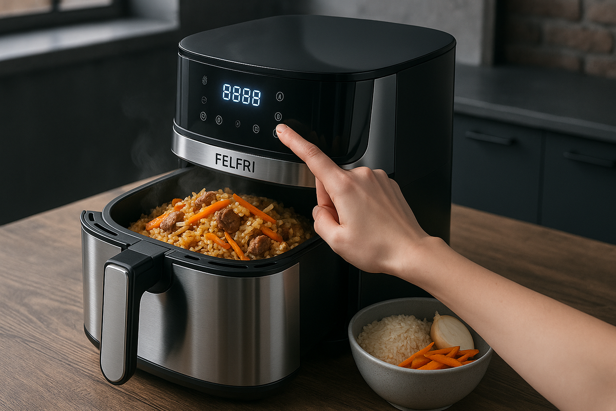 Плов в аэрогриле 