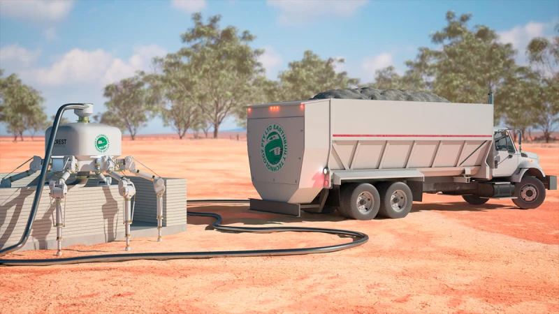 Charlotte предназначена для автономного и быстрого возведения конструкций с использованием доступных материалов Crest Robotics / Earthbuilt Technology.