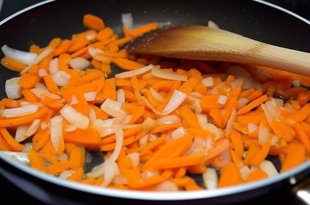    Сколько минут тушить морковь с луком для соуса Евгения Супова