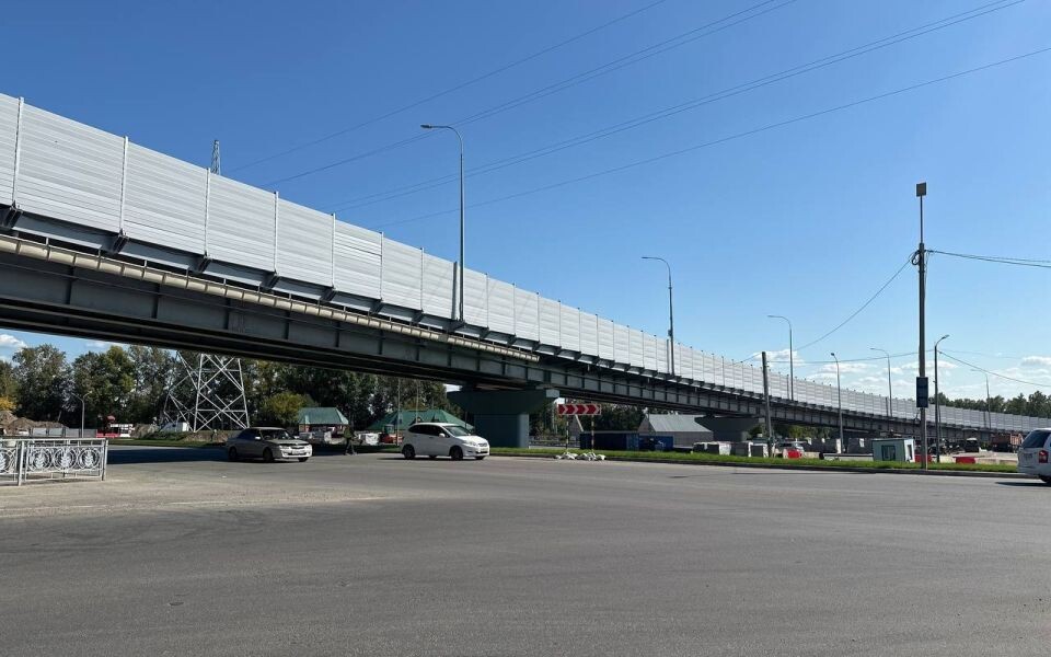    Строящаяся развязка в Барануле