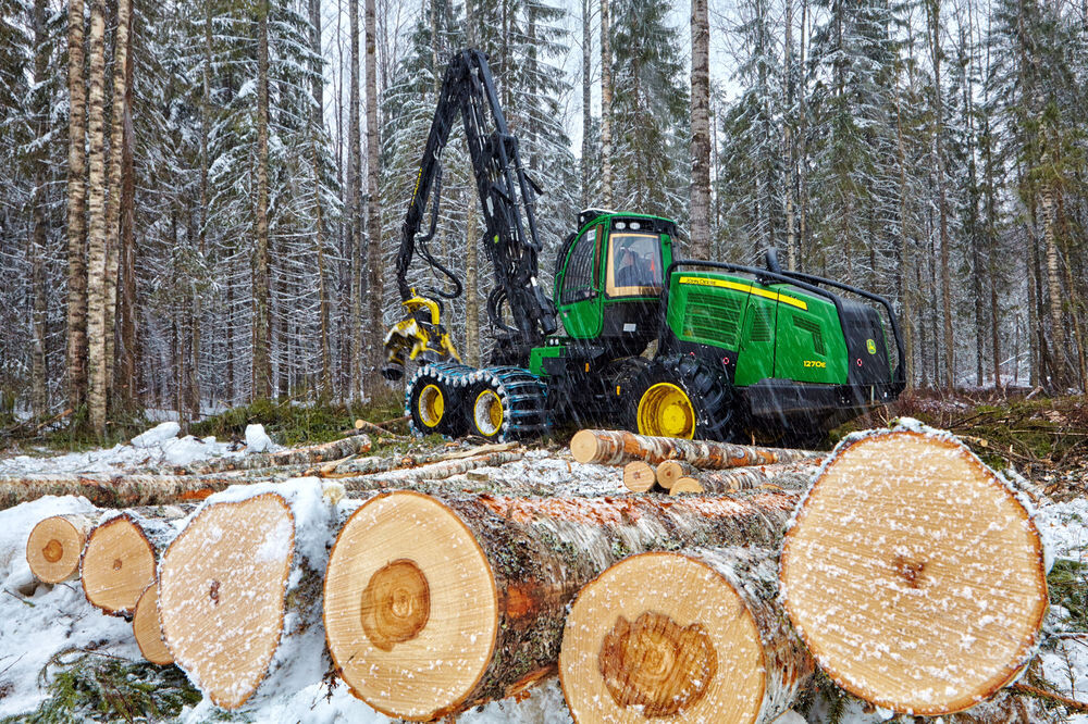    Лесозаготовительная техника. Фото: пресс-служба Segezha Group.
