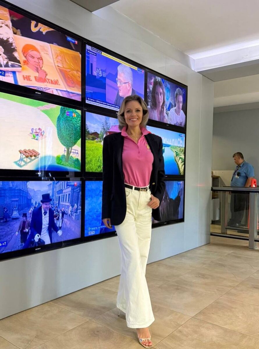 На фото: 
ведущая прогноза погоды на канале "Россия 1" Татьяна Антонова