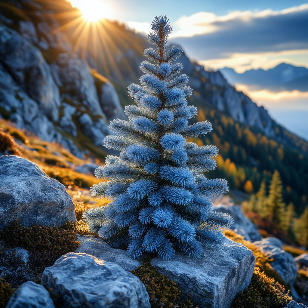 Ель колючая 