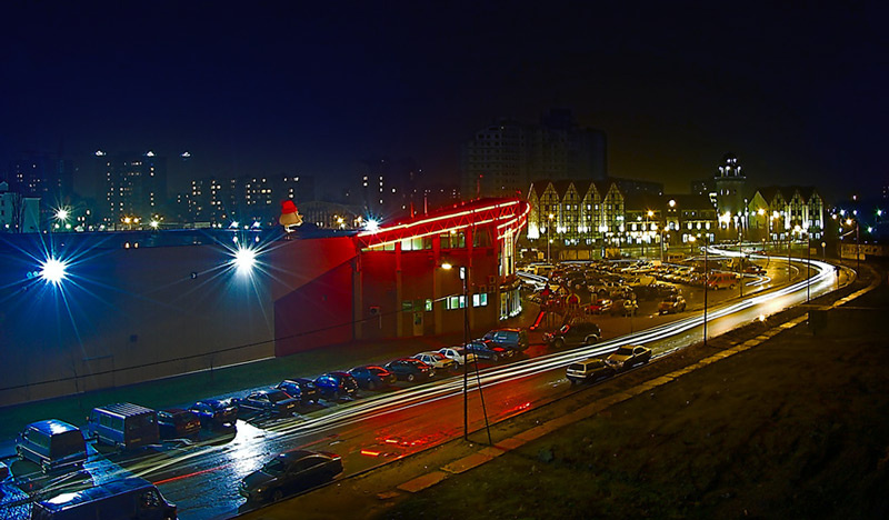 Ночной Калининград