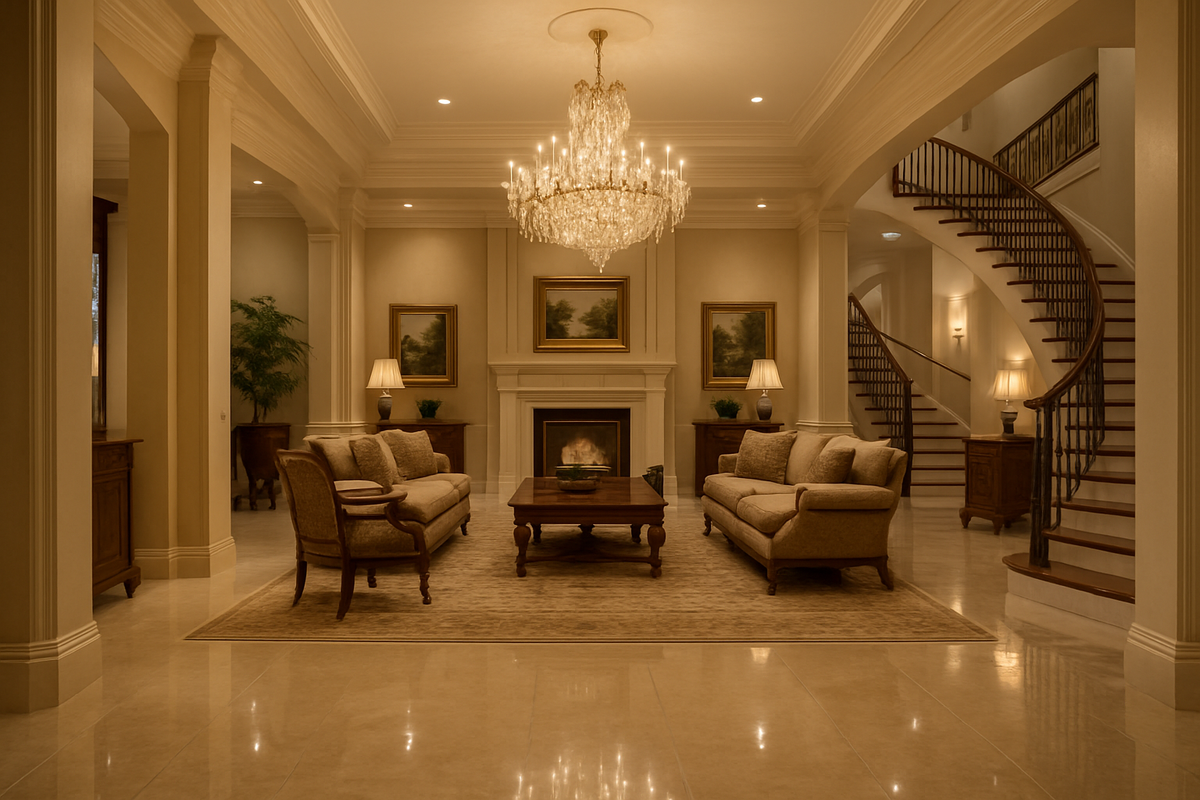 Гостиная в классическом стиле