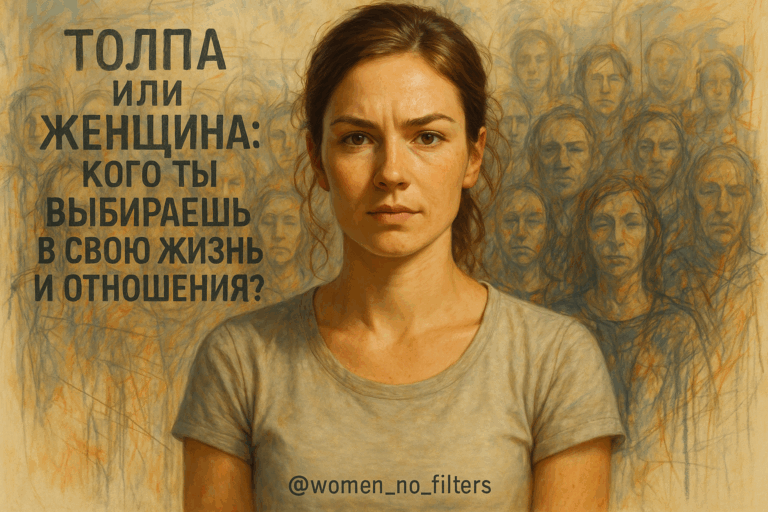    Толпа или женщина: кого ты выбираешь в свою жизнь и отношения? admin