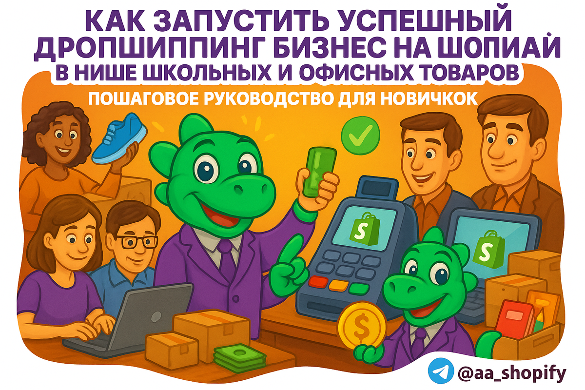    Как запустить успешный дропшиппинг бизнес на Шопифай в нише школьных и офисных товаров: пошаговое руководство для новичков aa_ecom