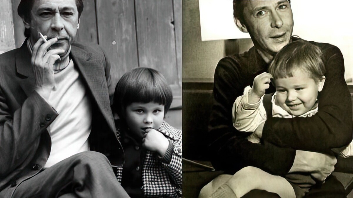 Михаил Ефремов с отцом, легендой советского кино, Олегом Ефремовым.