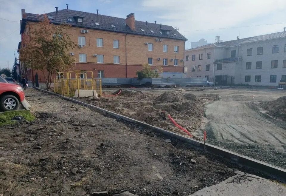    Благоустройство сквера на пересечении Пушкина и Максима Горького. Источник: пресс-служба мэрии Барнаула