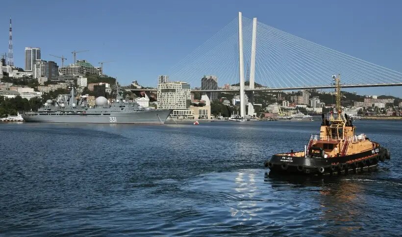     Бухта Золотой Рог во Владивостоке. © РИА Новости. Виталий Аньков