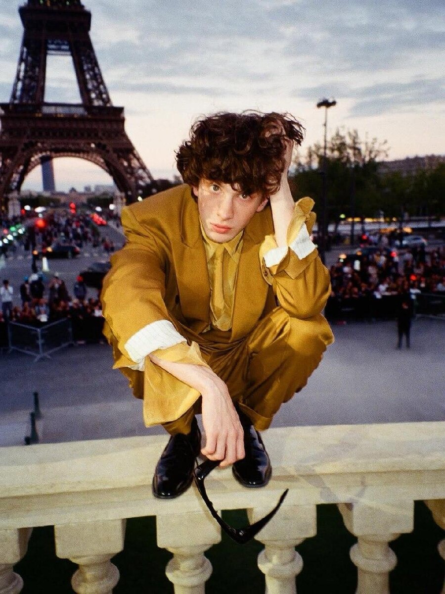    Марк Эйдельштейн на показе Saint Laurent