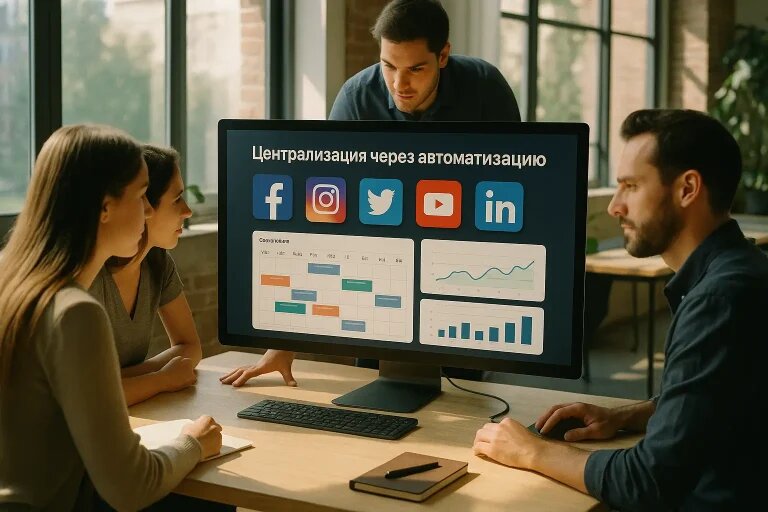    Как работает автопостинг на 5 площадок из одной системы "Kontenium"