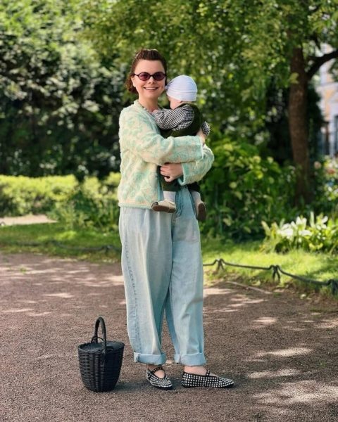    Татьяна Брухунова с дочкой, фото: соцсети