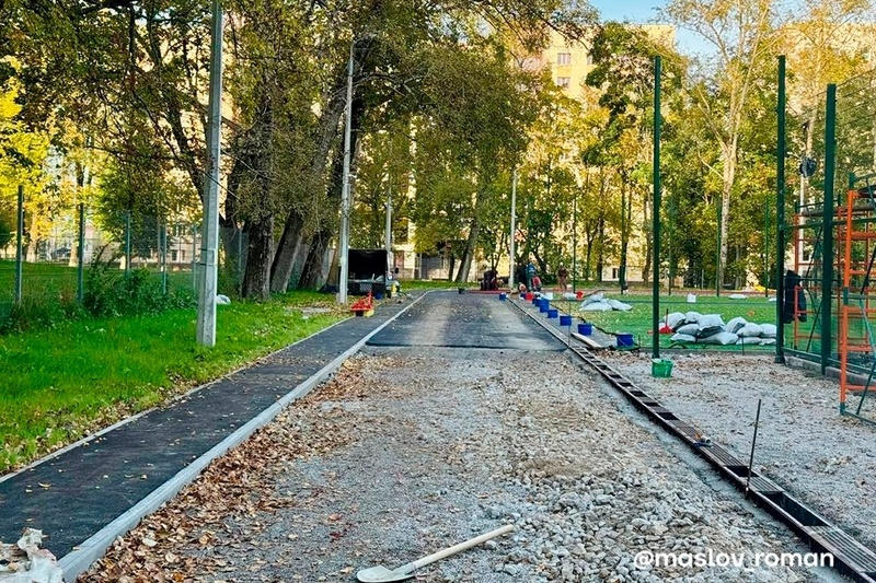    Спортобъект готов на 65%. Стадион должны построить к концу октября.