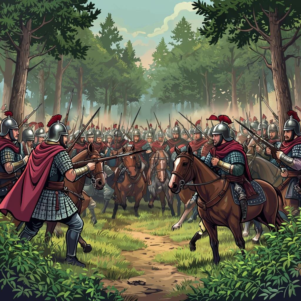 Стефан Великий готовит «лесной сюрприз» для польских крылатых гусар."