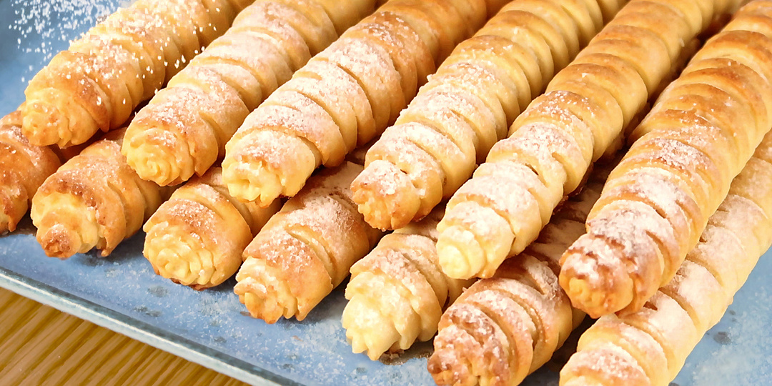 Творожные ТРУБОЧКИ! Печенье за 5 МИНУТ! Готовьте хоть каждый день