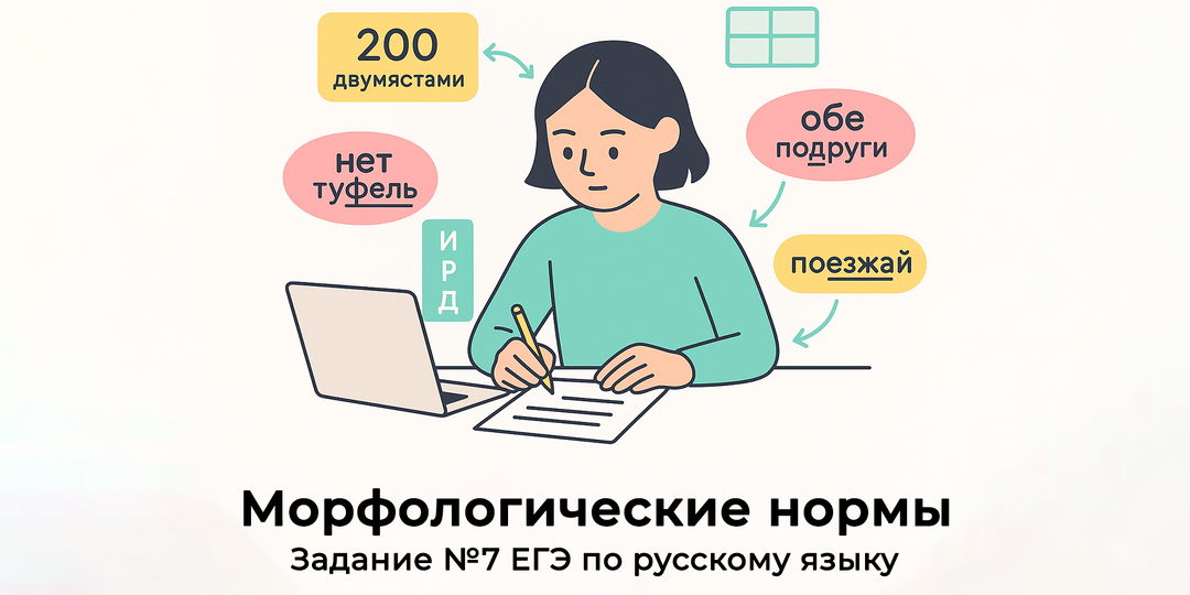 Как решать задание №7 ЕГЭ по русскому языку: формы слов без ошибок