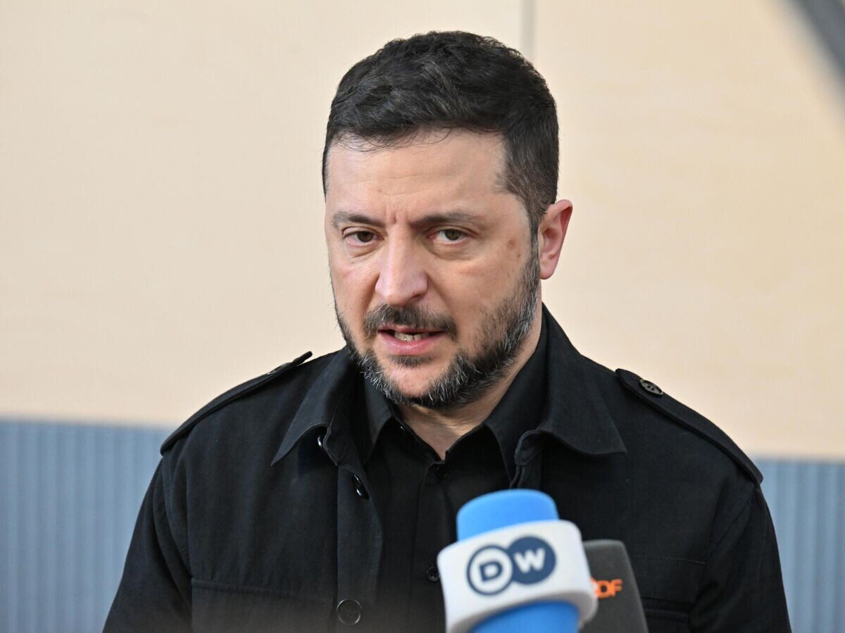    Владимир Зеленский в Копенгагене© Getty Images / Anadolu/Dursun Aydemir