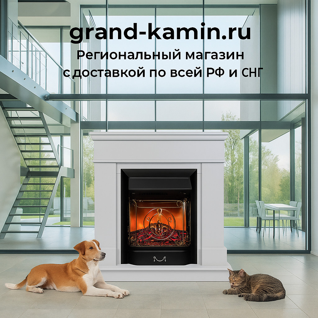    Электрокамин Selena: создайте уют и стиль в вашем доме с Majestic Lux BL S уже сегодня Kamin