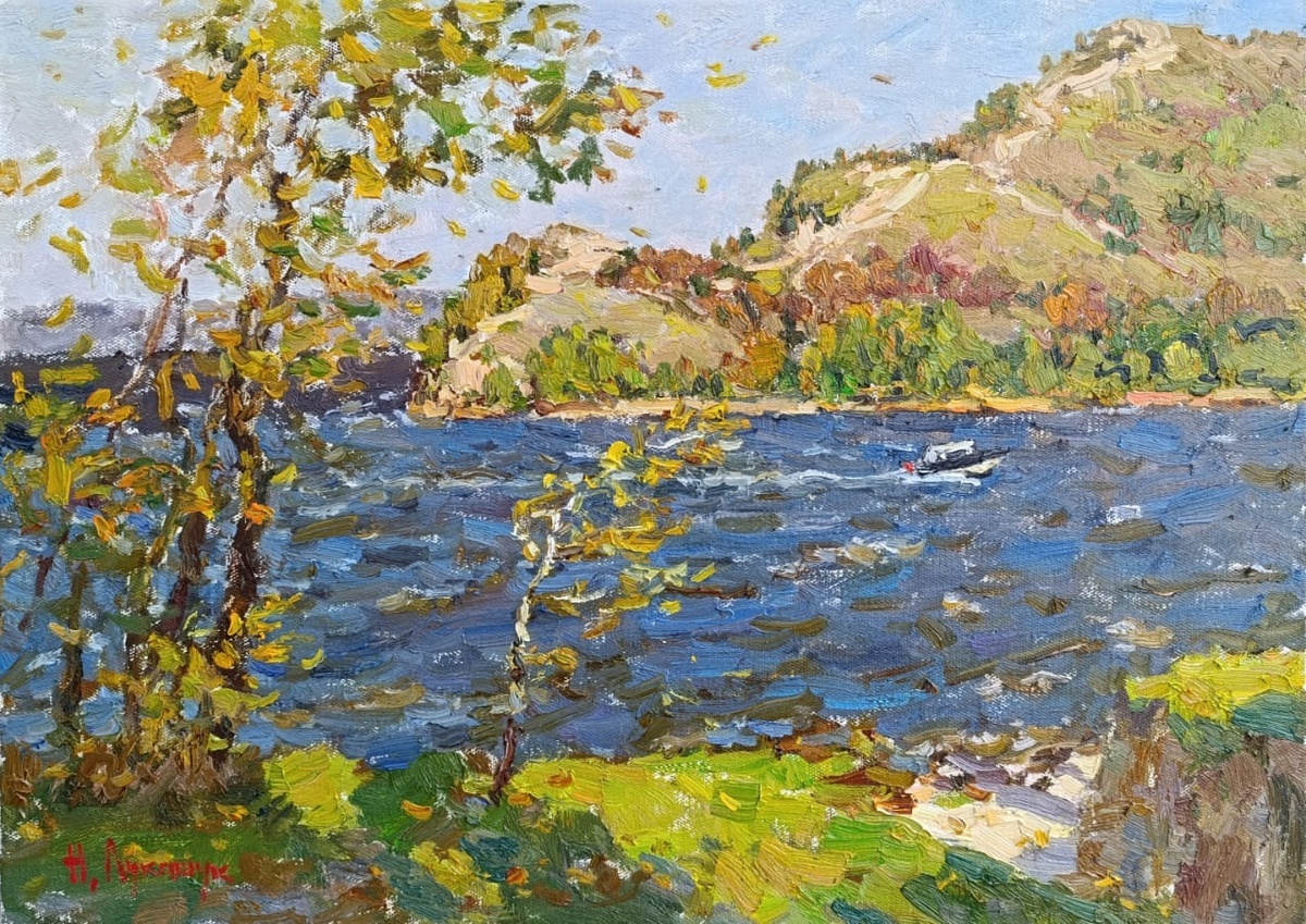 Николай Лукашук «Молодецкий курган. Жигули» холст, масло 50х70 2025
