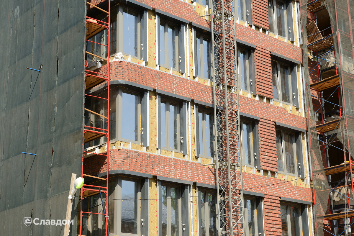 ЖК Botanica в процессе строительства. 2020 год.