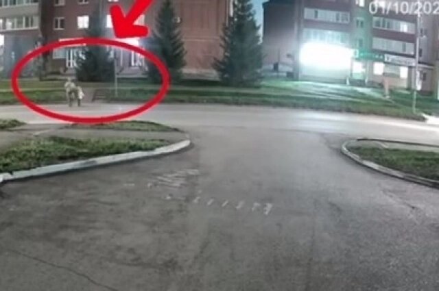    Мама и дочка за секунду до аварии. Фото: Кадр из видео