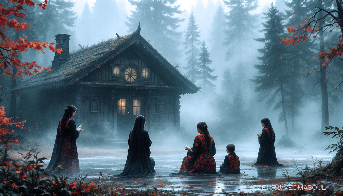 Авторское изображение @vedmasoul. Cгенерировано ИИ. Признаки и симптомы порчи
