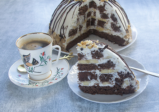 Торт Панчо с бананом