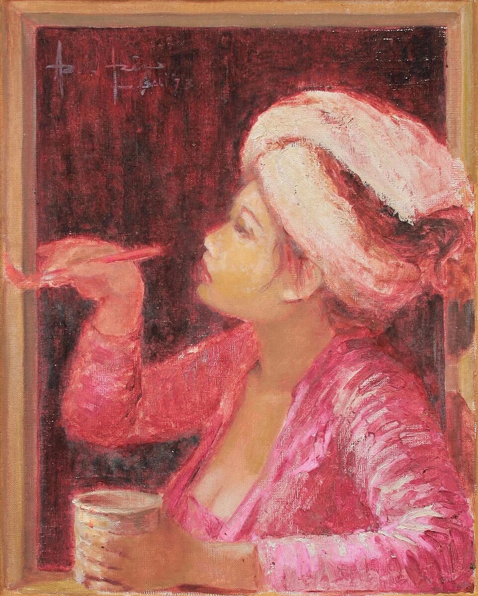 Абдул Азиз, "Живописец в розовом цвете"