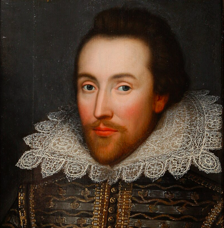 Портрет елизаветинца (1610). Некоторые искусствоведы утверждают, что это единственный прижизненный портрет Уильяма Шекспира (Википедия)