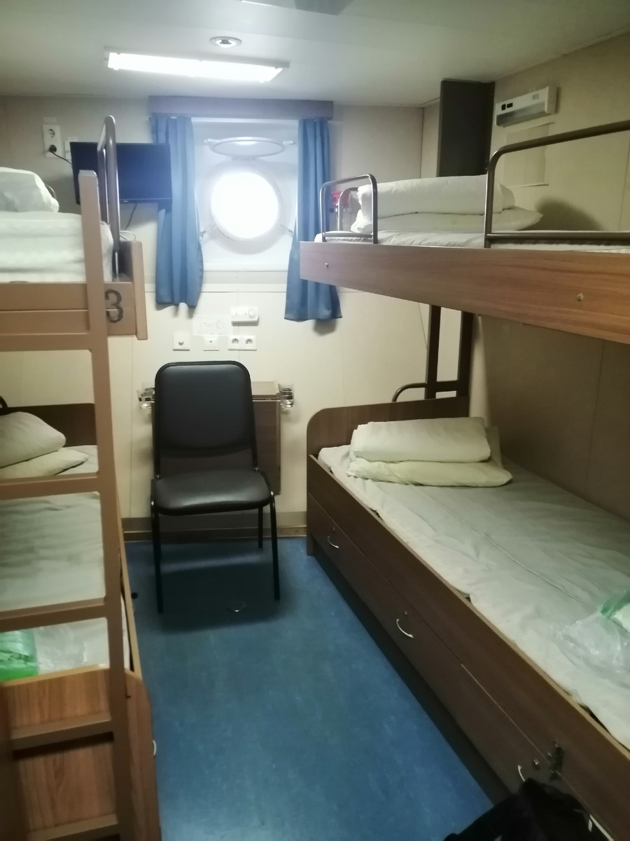 Каюта на теплоходе