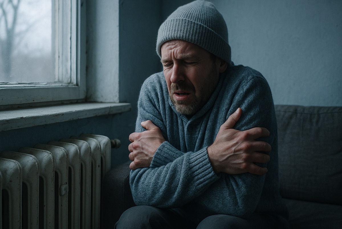    Иногда температура тела опускается только потому, что нам холодно