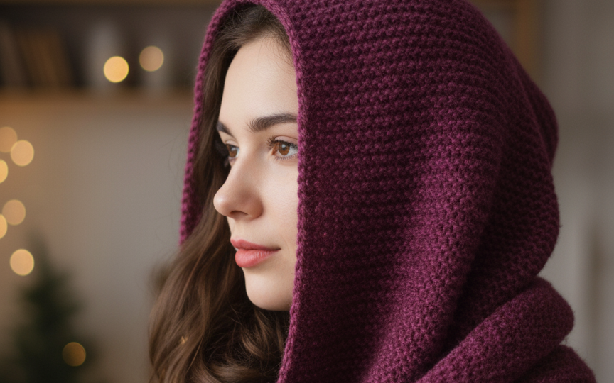 Как связать шарф-капюшон спицами: простая схема и советы по выбору пряжи