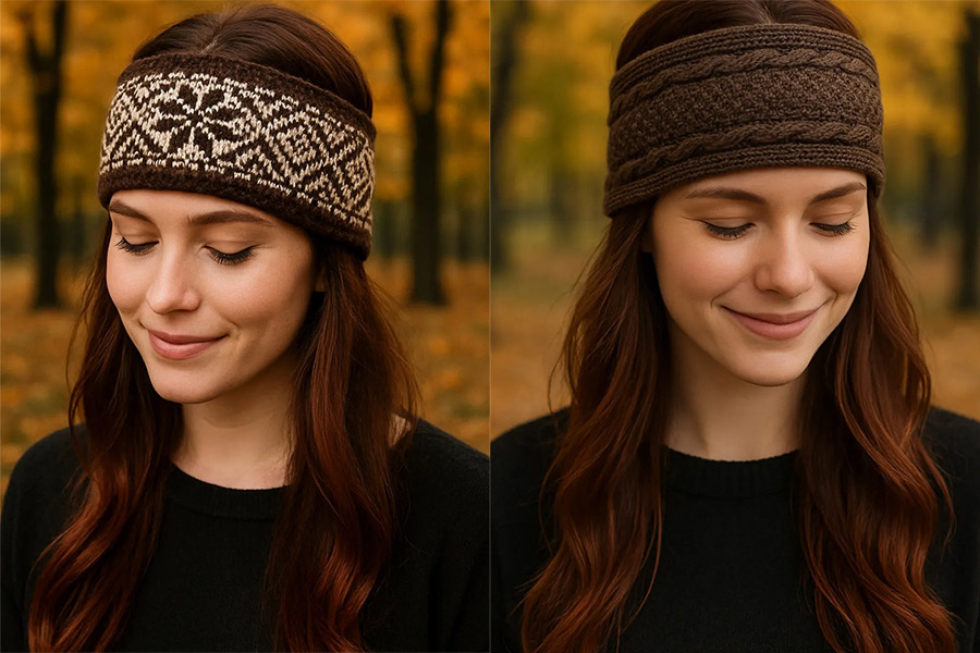 Шерстяные женские повязки на голову: почему они снова в моде? (рис. 1)
