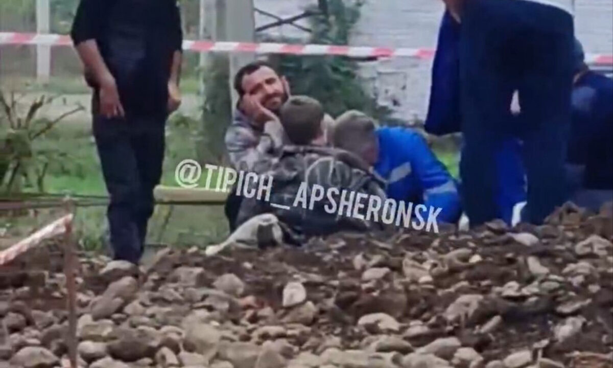    Скриншот видео t.me/tipich_apsheronsk