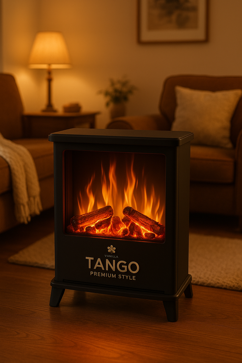    Электрический камин Tango Premium Style: как создать уют и эстетику в вашем доме с 3D эффектом огня и ванильным ароматом Kamin